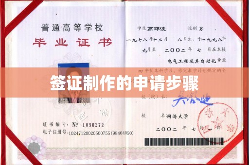 江达签证制作的申请步骤