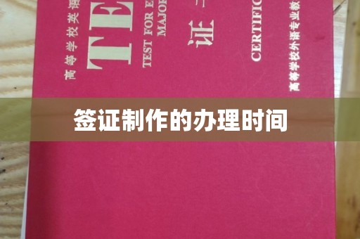 江达签证制作的办理时间