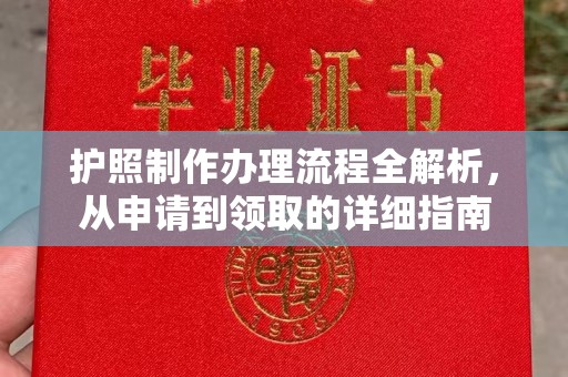 江达护照制作办理流程全解析，从申请到领取的详细指南
