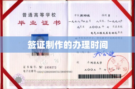 江达签证制作的办理时间