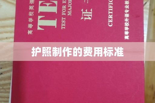 江达护照制作的费用标准